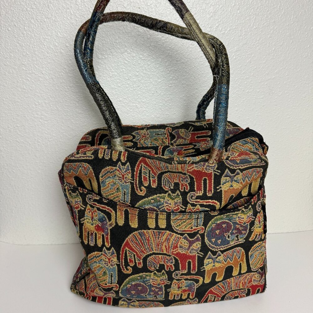 Laurel Burch Cats Shoulder / Hand Bag